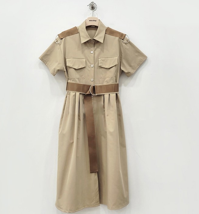 Arrival Summer Fashion Shirt Dress Women Elegant Office Lady Temperament Short Sleeve Casual Party With Belt 210519