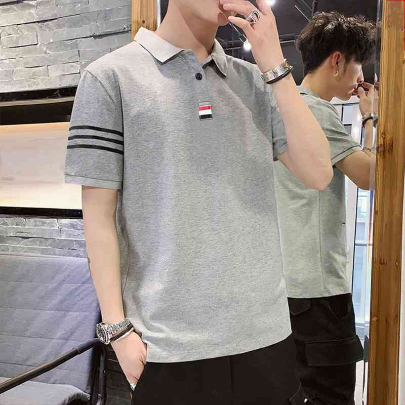 Manches courtes pour hommes 2021 Été Nouveau Simple T-shirt Simple Reversel Mode Hommes A