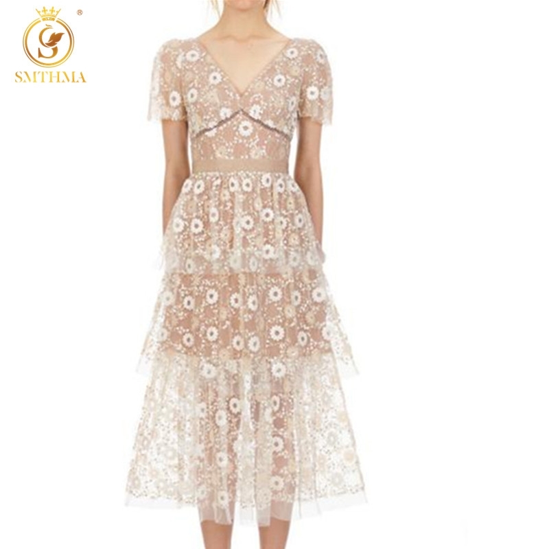Arrival Sequined Embroidery Cascading Summer Dress Women Sexy V-Neck Short Sleeve Mesh Long Robe 210520, Photo color
Arrival Sequined Embroidery Cascading Summer Dress Women Sexy V-Neck Short Sleeve Mesh Long Robe 210520, Photo color