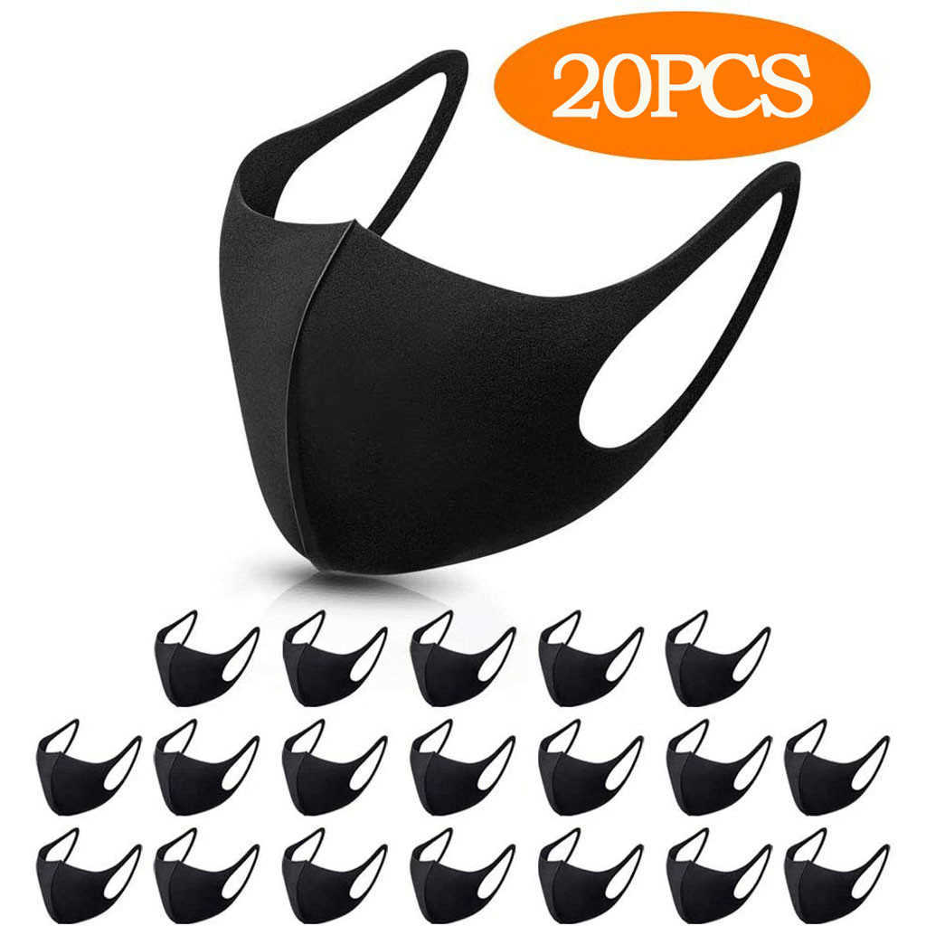 20 Pcs Mouth Mask Anti-haze Dust Washable Reusable Dustproof s Black Cotton Cloth Pm25 Face Halloween Cosplay
20 Pcs Mouth Mask Anti-haze Dust Washable Reusable Dustproof s Black Cotton Cloth Pm25 Face Halloween Cosplay
