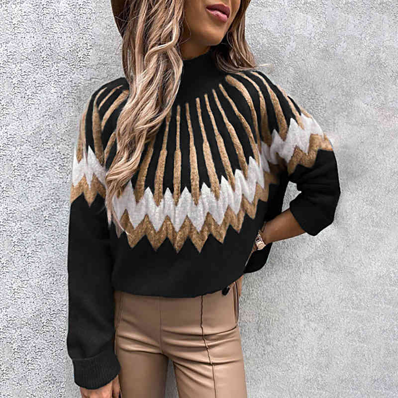 Women' Sweaters autumn woman turtlenecks winter sweatshirt printed fashion long sleeve warm sweater casual lady all-match elegant pullovers I4TT, 1# shoe box
Women' Sweaters autumn woman turtlenecks winter sweatshirt printed fashion long sleeve warm sweater casual lady all-match elegant pullovers I4TT, 1# shoe box