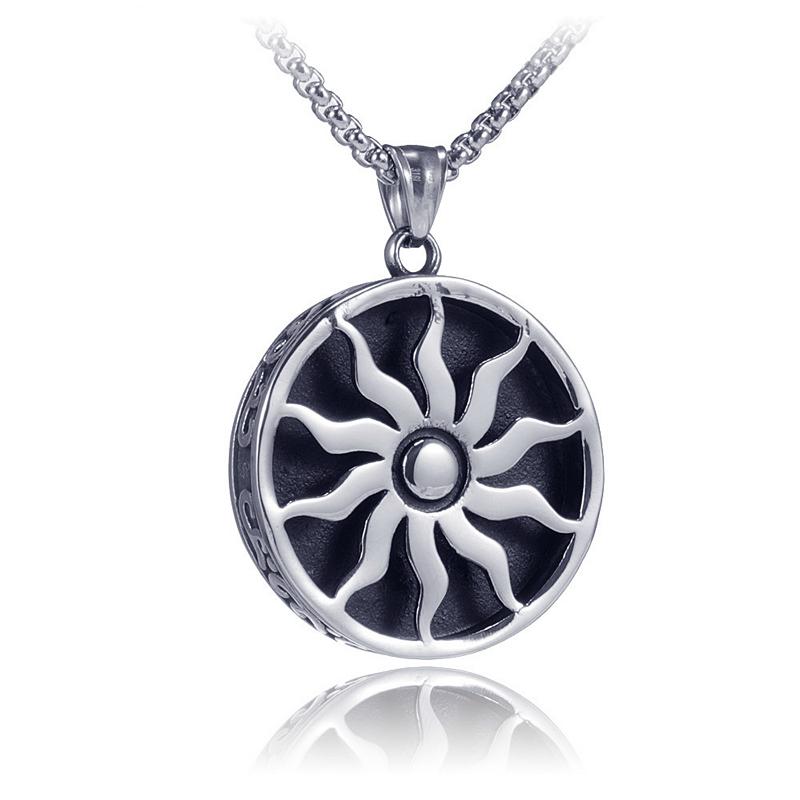 Pendant Necklaces Vintage Gothic Necklace Punk Stainless Steel Round Sun Jewelry For Women Men Hip Hop Party Boho Gift
Pendant Necklaces Vintage Gothic Necklace Punk Stainless Steel Round Sun Jewelry For Women Men Hip Hop Party Boho Gift
