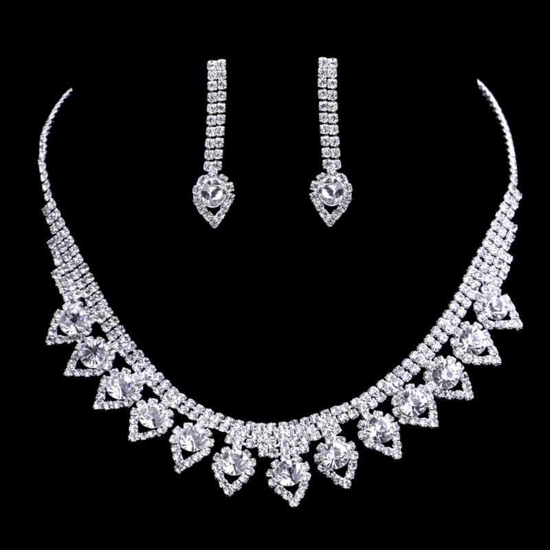 Earrings & Necklace TY467 Korea Crystal Set Water Drop Tassel Bride Earring Chain Wedding High-end Jewelry, As pic
Earrings & Necklace TY467 Korea Crystal Set Water Drop Tassel Bride Earring Chain Wedding High-end Jewelry, As pic