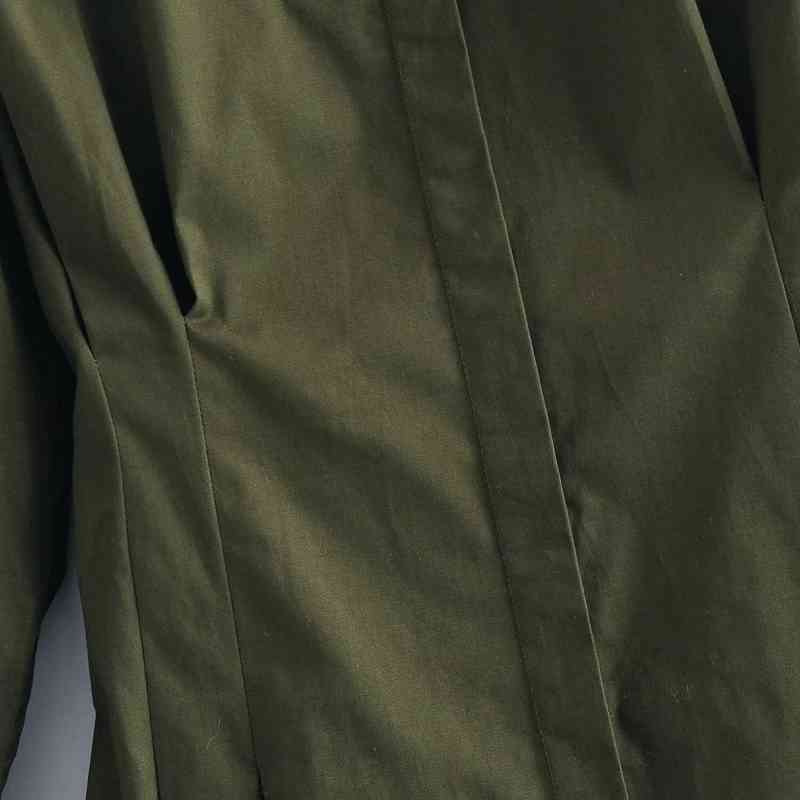 Women Army Green Slim Mini Shirt Dress Female Turndown Collar Long Sleeve Clothes Casual Lady Vestido D7018 210430