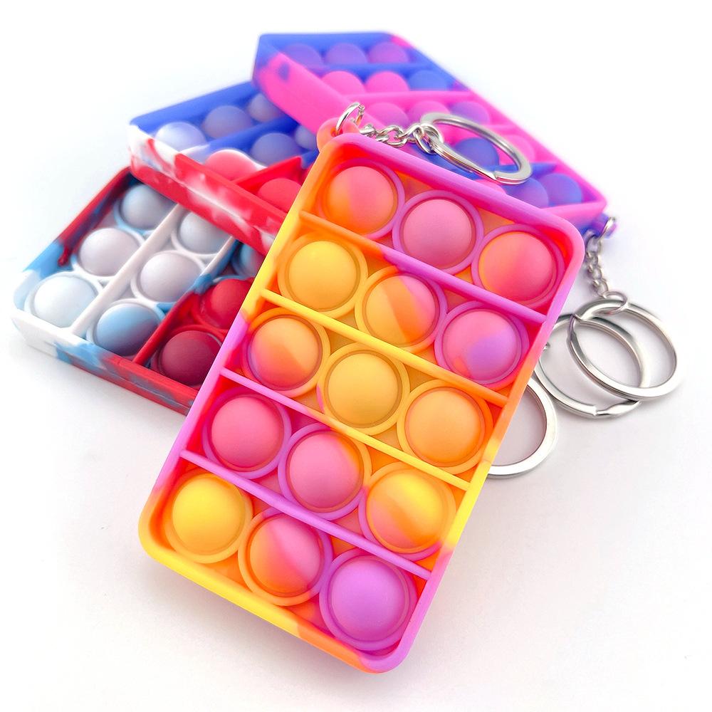 Mini favors Pop Its Fidget Toys Kit Keychain Autism Squishy Stress Reliever Toy Adult Children Anti Set silicone keyring
Mini favors Pop Its Fidget Toys Kit Keychain Autism Squishy Stress Reliever Toy Adult Children Anti Set silicone keyring