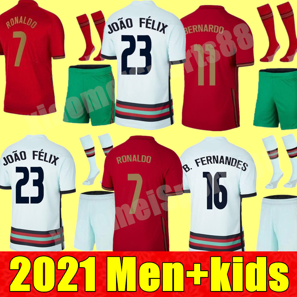 2021 Men+kids kit National Team soccer jersey RONALDO JOAO FELIX POrTuGal home away youth child football shirt BERNARDO sets Camisa de futebol, Kids home+socks
2021 Men+kids kit National Team soccer jersey RONALDO JOAO FELIX POrTuGal home away youth child football shirt BERNARDO sets Camisa de futebol, Kids home+socks