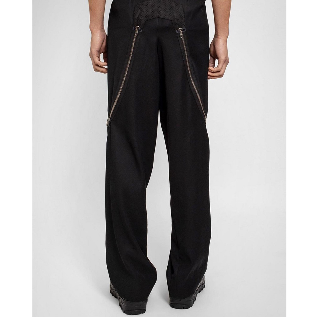 Mens Designer Pants Kiko Kostadinov Back Double Zipper Suit Overalls Trousers Casual Fashion, Black
Mens Designer Pants Kiko Kostadinov Back Double Zipper Suit Overalls Trousers Casual Fashion, Black