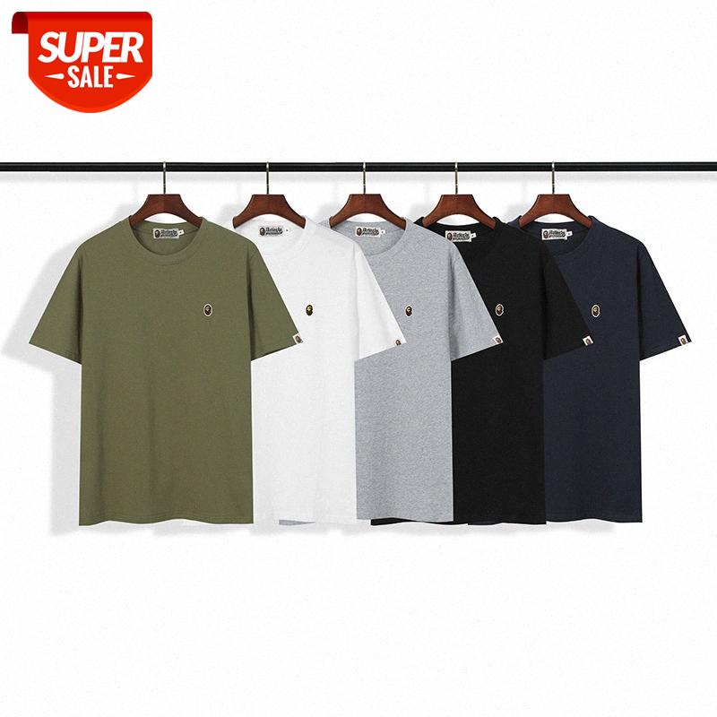 E-commerce classic embroidery LOGO ape head basic short-sleeved cotton T-shirt for men and women #Ne2H, White;black
E-commerce classic embroidery LOGO ape head basic short-sleeved cotton T-shirt for men and women #Ne2H, White;black
