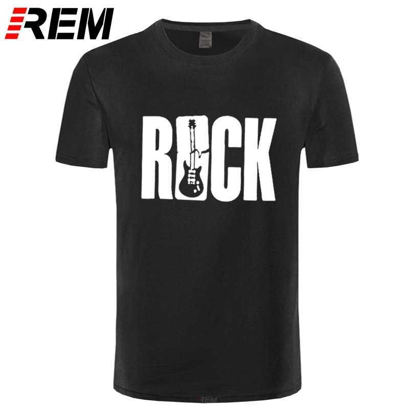 REM Streetwear Men's O-neck Short Sleeve T Shirt ROCK Guitars Music Pirnt T-Shirt Hip Hop Rock'n'roll Tees Tops Harajuku 210707