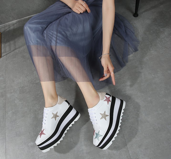 women real leather Boots square platform slope thick Stella Britt Shoe Elyse Brushed Star Derbys Wedge Lace-up Fashion Shoes 33-41, 21
women real leather Boots square platform slope thick Stella Britt Shoe Elyse Brushed Star Derbys Wedge Lace-up Fashion Shoes 33-41, 21