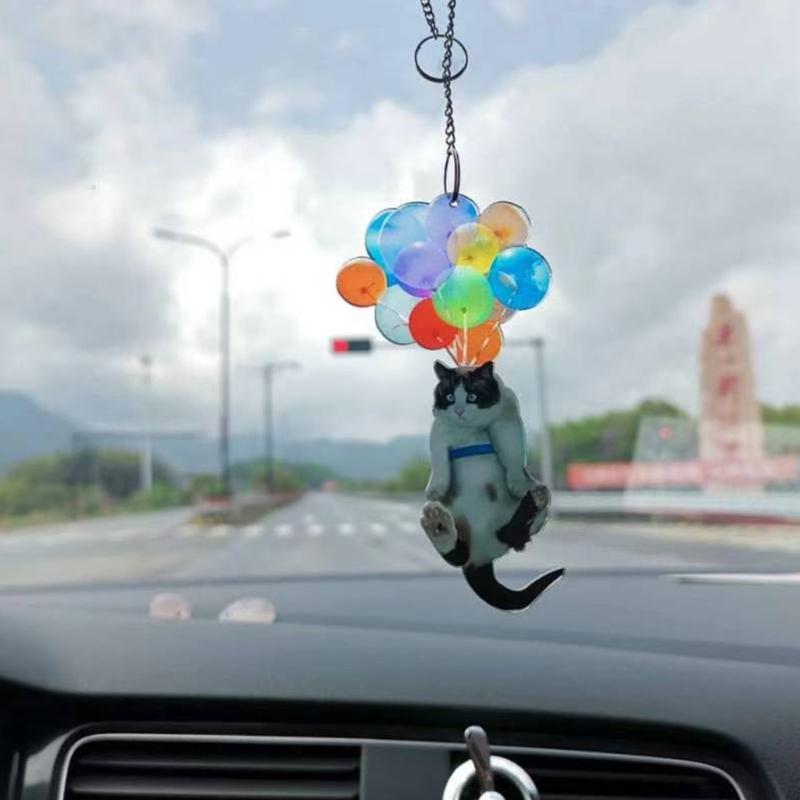 Cat Car Hanging Ornament With Colorful Balloon Interior Decor Home Decoration Accessories Room Decorations
Cat Car Hanging Ornament With Colorful Balloon Interior Decor Home Decoration Accessories Room Decorations