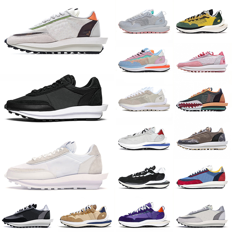 High Quality 2021 Arrival Sacais x Waffle Blazer Running Shoes Men Women Nylon Black White Dark Iris Game Royal Pure Platinum Trainers Sneakers
High Quality 2021 Arrival Sacais x Waffle Blazer Running Shoes Men Women Nylon Black White Dark Iris Game Royal Pure Platinum Trainers Sneakers