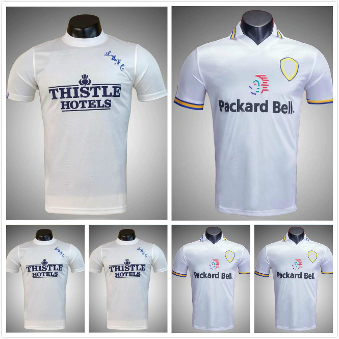 1998 1999 Home Hasselbaink #9 Retro soccer jerseys Radebe Bowyer Kewell Harte Smith Haland 98 99 classic football shirts
1998 1999 Home Hasselbaink #9 Retro soccer jerseys Radebe Bowyer Kewell Harte Smith Haland 98 99 classic football shirts