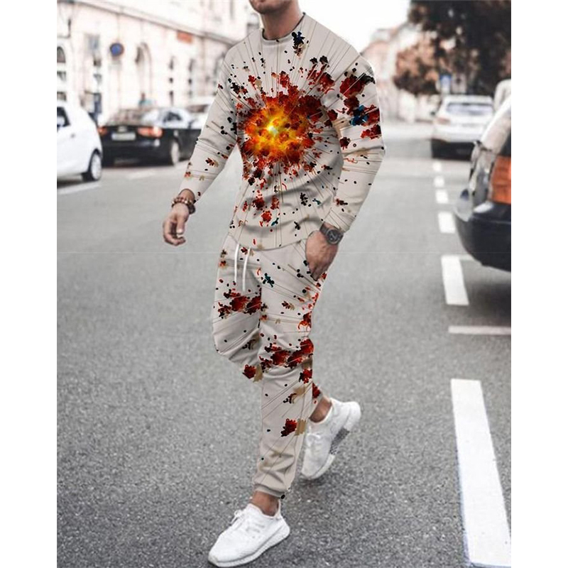 3D Printing Men's Red Dot Picture Casual Wear Suit Long Sleeve Trousers Comfortable Slim Fit Fashion Fit Daily Travel Street Style Workout, Gray
3D Printing Men's Red Dot Picture Casual Wear Suit Long Sleeve Trousers Comfortable Slim Fit Fashion Fit Daily Travel Street Style Workout, Gray