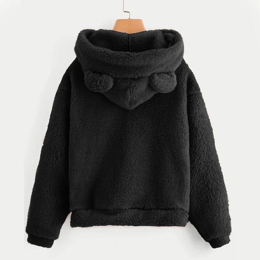 Women's Hoodies & Sweatshirts 2021 ffy hoodie kawaii feminine pretty bear hat autumn/winter warm sweater long sleeve woolen jacket, Beige
Women's Hoodies & Sweatshirts 2021 ffy hoodie kawaii feminine pretty bear hat autumn/winter warm sweater long sleeve woolen jacket, Beige