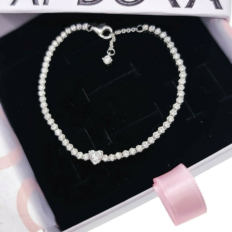 pandora style Essence series jewelry Sparkly Heart Tennis Bracelets 16-50CM Snake Charm Beads sets for Women with logo ale Bangle Children birthday Gift 590041C01
pandora style Essence series jewelry Sparkly Heart Tennis Bracelets 16-50CM Snake Charm Beads sets for Women with logo ale Bangle Children birthday Gift 590041C01