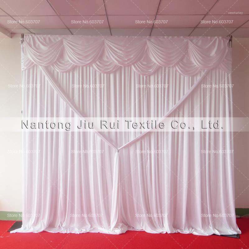 Party Decoration I PCS Double Layer Valance Backdrop 3m*3m Ice Silk Wedding With Swag For Decor
Party Decoration I PCS Double Layer Valance Backdrop 3m*3m Ice Silk Wedding With Swag For Decor