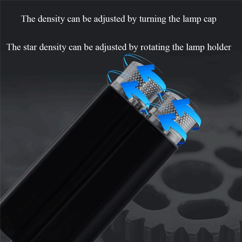 Car Roof Star Light Interior Accessories Mini LED Lamp Starry Sky Atmosphere Ambient Projector USB Decoration Night Home Decor Galaxy Lights