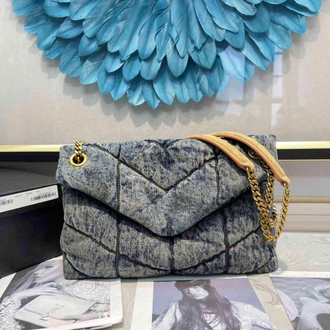 2021 Designers LOULOU Puffer Luxury Denim Jeans Shoulder Bag Top Quality Women Tote Handbag Purse Frosted Cowboy Crossbody Bags Gold Chain Detchable Strap Flap, Not sold separately
2021 Designers LOULOU Puffer Luxury Denim Jeans Shoulder Bag Top Quality Women Tote Handbag Purse Frosted Cowboy Crossbody Bags Gold Chain Detchable Strap Flap, Not sold separately