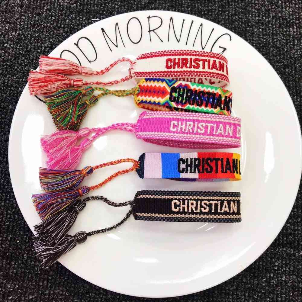 Fashion 122 Colorful Custom Letters Woven Bracelets Handmade Braided Adjustable Christian Name Friendship Bracelet
Fashion 122 Colorful Custom Letters Woven Bracelets Handmade Braided Adjustable Christian Name Friendship Bracelet