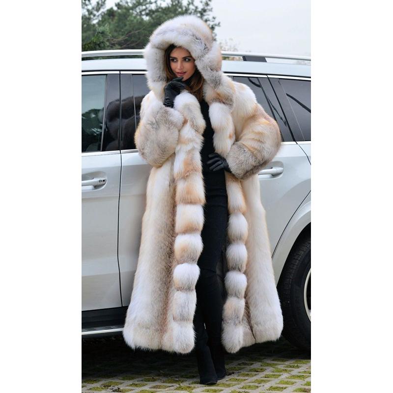Women's Fur & Faux FURSARCAR 2021 Luxurious Real Natrual Golden Jacket With Hood Thick Fashion 120cm X-Long Women Winter Coat, As pic
Women's Fur & Faux FURSARCAR 2021 Luxurious Real Natrual Golden Jacket With Hood Thick Fashion 120cm X-Long Women Winter Coat, As pic