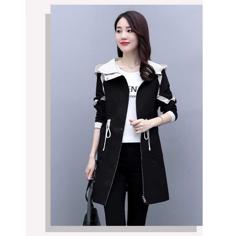 Outdoor Jackets&Hoodies Women's Medium Length Stormsuit Camping Windproof Hooded Jacket With Elastic Band Stripe Versatile Coat, Blue;black
Outdoor Jackets&Hoodies Women's Medium Length Stormsuit Camping Windproof Hooded Jacket With Elastic Band Stripe Versatile Coat, Blue;black