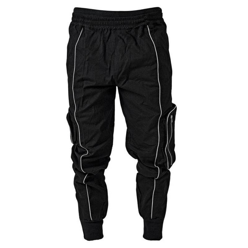 Men's Pants Men Pant Hip Hop Jogger Male Clothing Cargo Trouser Sport Casual Sweatpant Track Spring Autumn Fashion Reflective LX159