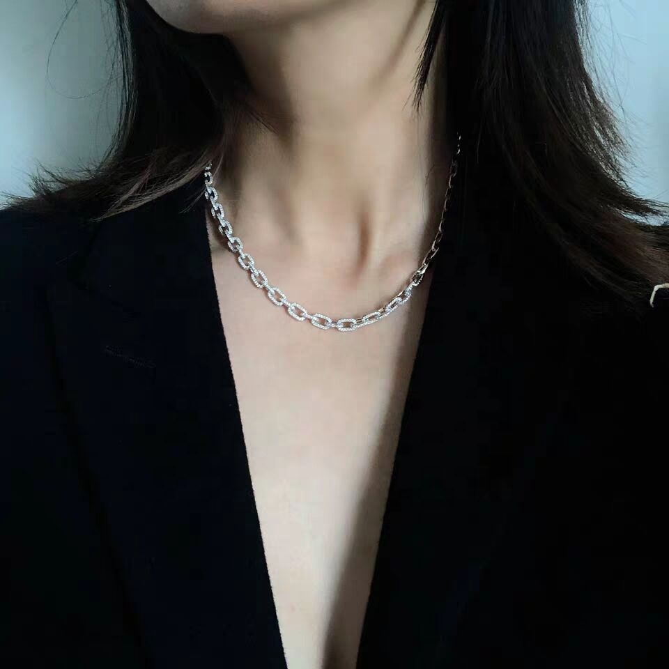 iced out bling silver color 15 16 18 open link chain choker for women news hip hop styles choker necklace jewelry for party X0509
iced out bling silver color 15 16 18 open link chain choker for women news hip hop styles choker necklace jewelry for party X0509