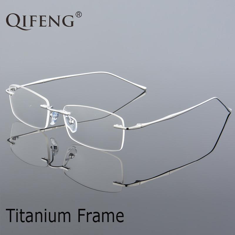 Fashion Sunglasses Frames Spectacle Frame Eyeglasses Women Men Computer Optical Prescription Male Titanium Rimless Clear Lens Glasses QF239
Fashion Sunglasses Frames Spectacle Frame Eyeglasses Women Men Computer Optical Prescription Male Titanium Rimless Clear Lens Glasses QF239