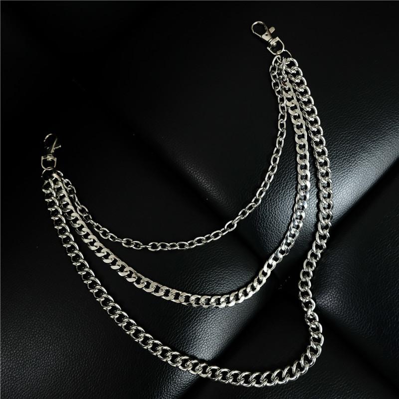 Keychains FezaSilver 55cm 3 Circles Punk Key Chain Motorcyle Jean Gothic Rock Hip Hop Trousers Jewelry For Men And Women
Keychains FezaSilver 55cm 3 Circles Punk Key Chain Motorcyle Jean Gothic Rock Hip Hop Trousers Jewelry For Men And Women