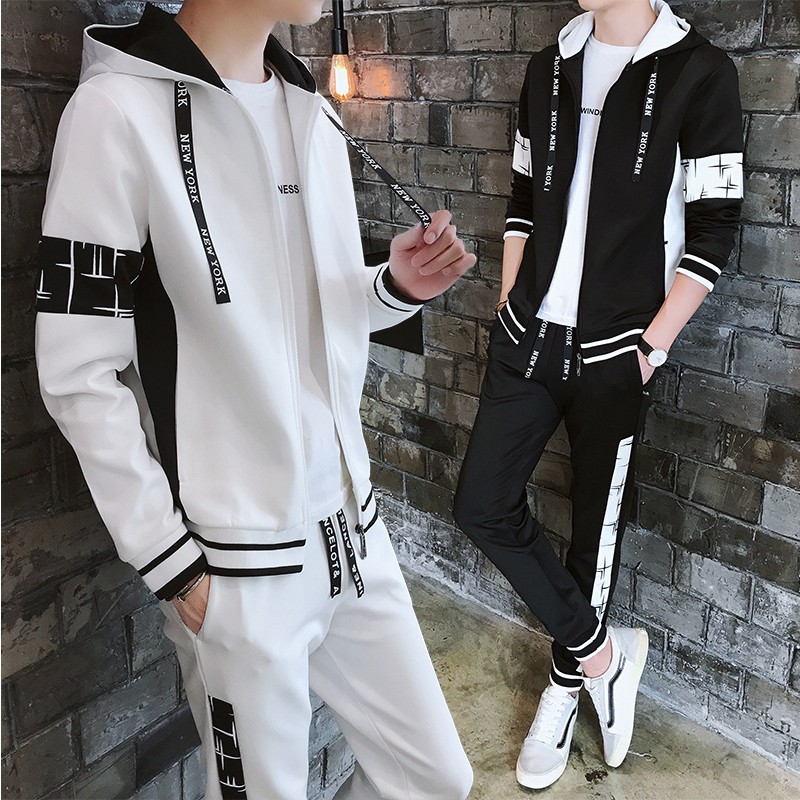 Sports Suit Mens 2021 Spring and Autumn Soccer Casual Korean Style Trendy Handsome Color Contrast Patchwork Cardigan Sweater, Black
Sports Suit Mens 2021 Spring and Autumn Soccer Casual Korean Style Trendy Handsome Color Contrast Patchwork Cardigan Sweater, Black