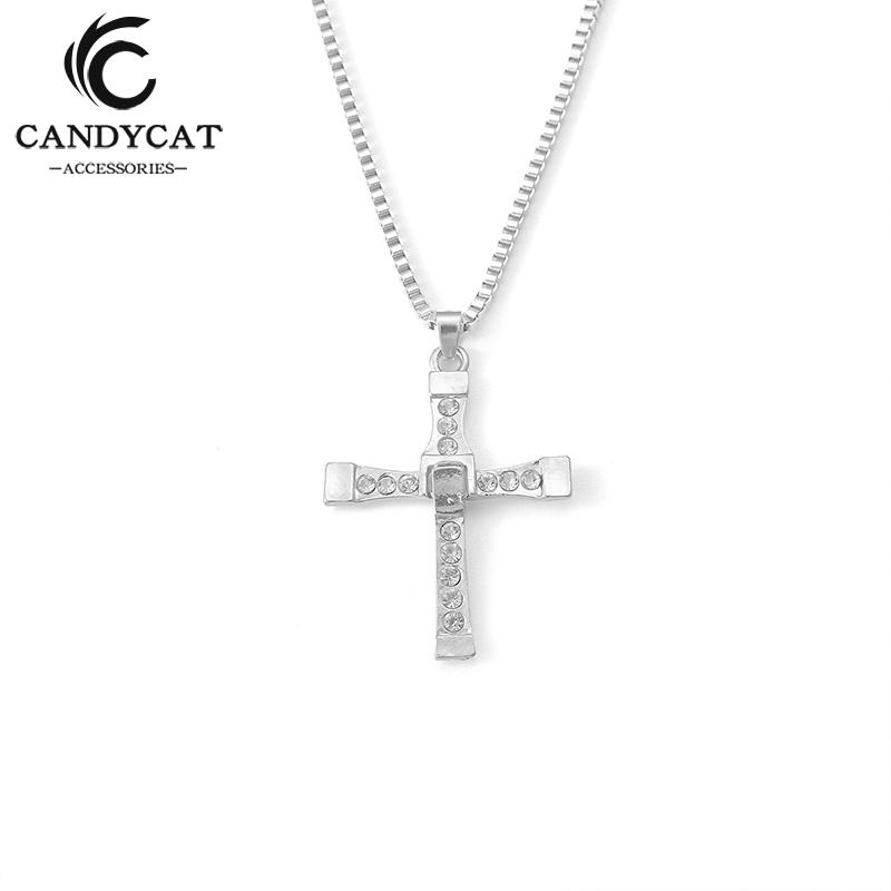 Pendant Necklaces Geometric Cross Necklace Movie Fast And Furious For Women Jewelry Crystal Clavicle Chain Statement
Pendant Necklaces Geometric Cross Necklace Movie Fast And Furious For Women Jewelry Crystal Clavicle Chain Statement