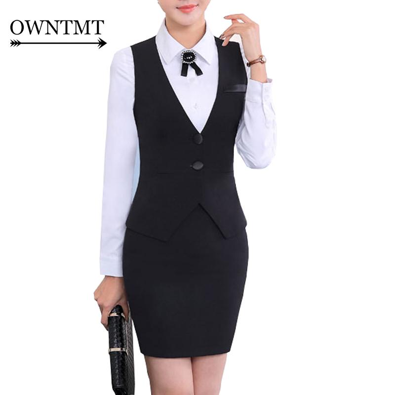 Women' Vests Spring Professional Formal Female Vest Skirt Suits OL Fashion Slim Office Ladies Plus Size Work Wear Waistcoat, Black
Women' Vests Spring Professional Formal Female Vest Skirt Suits OL Fashion Slim Office Ladies Plus Size Work Wear Waistcoat, Black