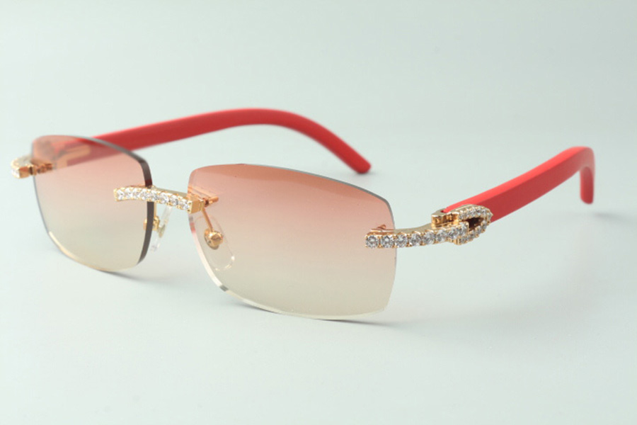 Direct sales endless diamond sunglasses 3524026 with red wooden temples designer glasses, size: 18-135 mm
Direct sales endless diamond sunglasses 3524026 with red wooden temples designer glasses, size: 18-135 mm