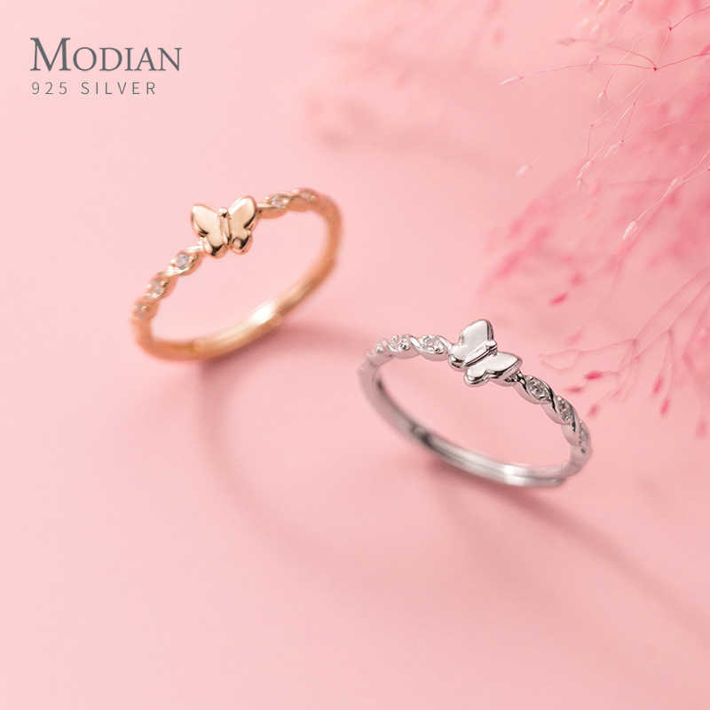 Clear CZ Simple Dancing Butterfly 100% 925 Sterling Silver Adjustable Rings for Women Insect Fine Jewelry 210707
Clear CZ Simple Dancing Butterfly 100% 925 Sterling Silver Adjustable Rings for Women Insect Fine Jewelry 210707