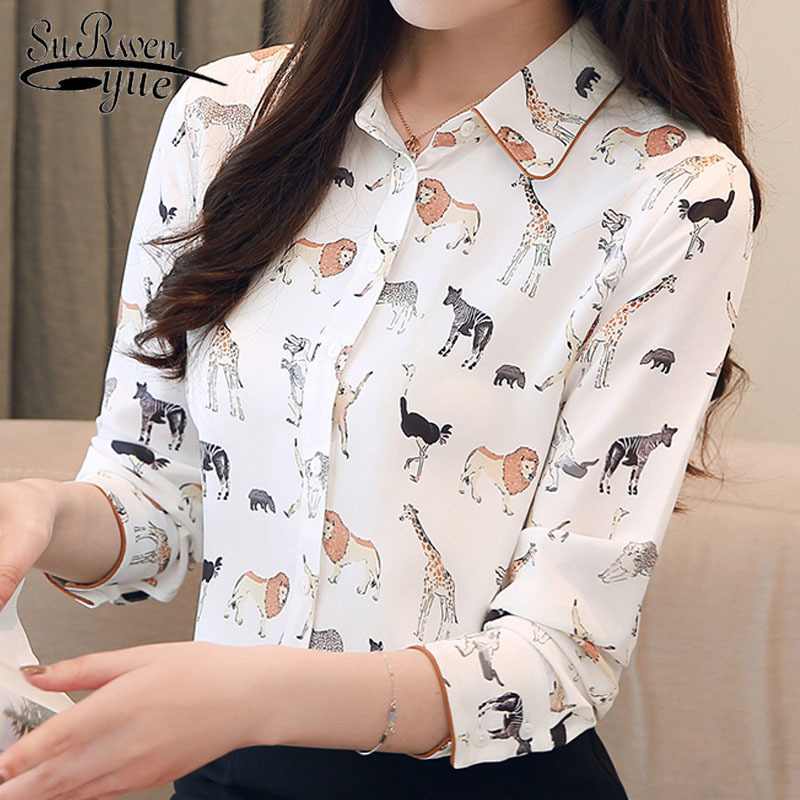 Fashion printing pattern blouse long sleeve plus size turn down collar women top and Chiffon female shirt 3599 50 210521
Fashion printing pattern blouse long sleeve plus size turn down collar women top and Chiffon female shirt 3599 50 210521
