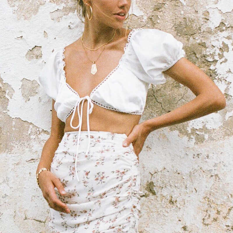 ZXQJ sexy women high quality white tops summer fashion ladies vintage lace tank bodycon female girls chic 210625