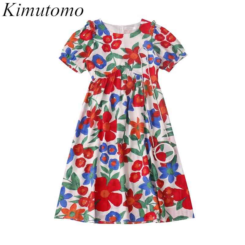 Kimutomo Vintage French Style Dress Women Floral Print Korean Fashion Clothes Female O-neck Puff Sleeve High Waist Slim Dresses 210521, Black
Kimutomo Vintage French Style Dress Women Floral Print Korean Fashion Clothes Female O-neck Puff Sleeve High Waist Slim Dresses 210521, Black