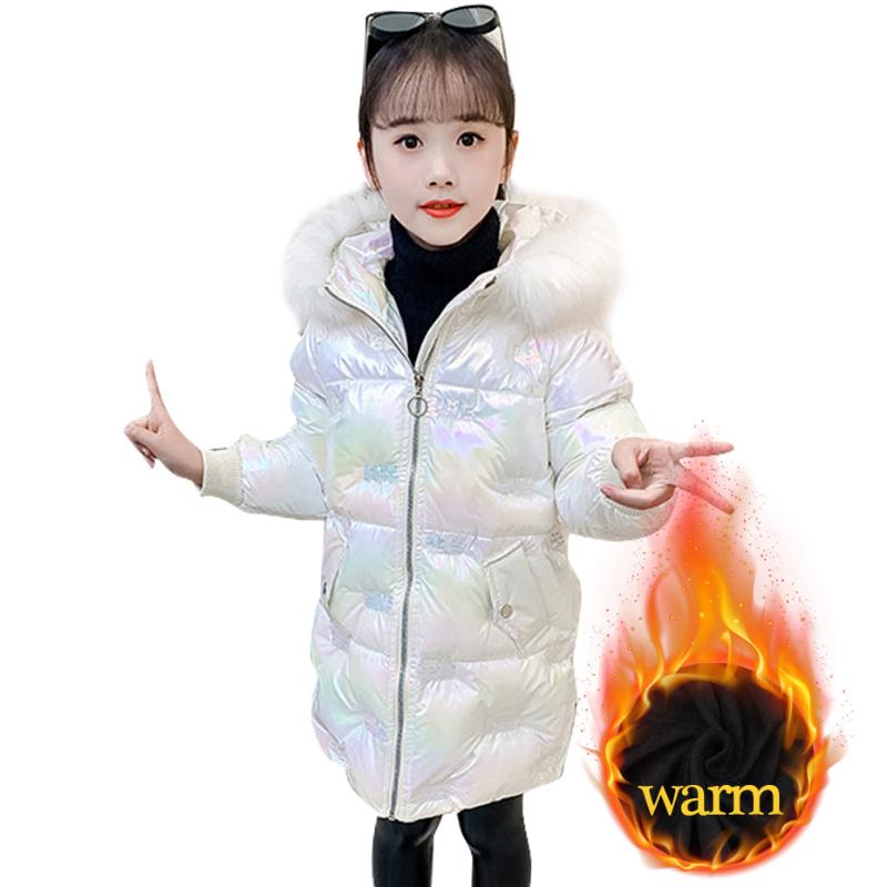 Down Coat Girls Long Parka Fur Hoodies Thick Warm Girl Outerwear Cotton Padded Kids Winter Children's Clothing, Blue;gray
Down Coat Girls Long Parka Fur Hoodies Thick Warm Girl Outerwear Cotton Padded Kids Winter Children's Clothing, Blue;gray