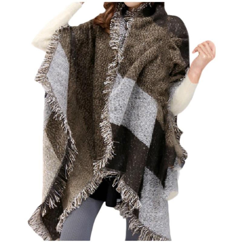 Scarves 40# Plaid Tassel Women Contrast Color Patchwork Retro Female Multi-purpose Shawl Scarf Faux Wool Vintage Wrap, Blue;gray
Scarves 40# Plaid Tassel Women Contrast Color Patchwork Retro Female Multi-purpose Shawl Scarf Faux Wool Vintage Wrap, Blue;gray