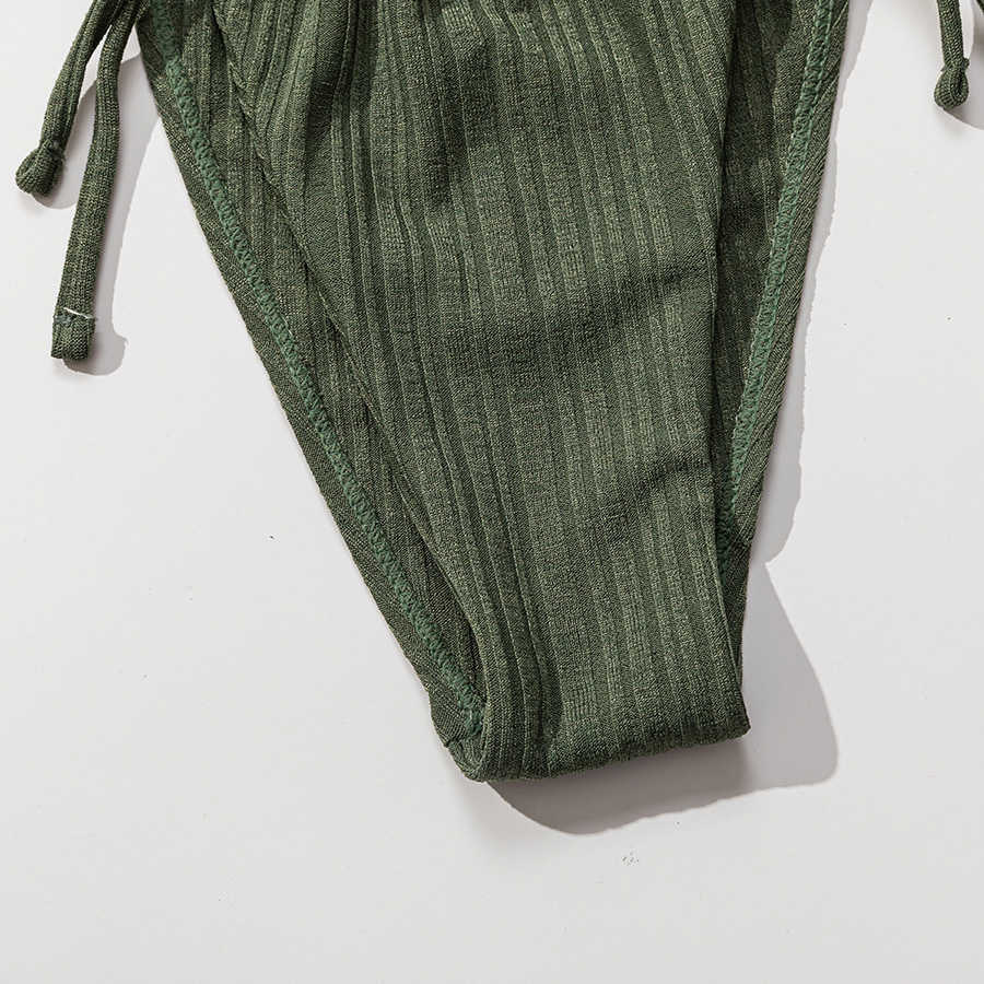 Para Praia Sexy Bikini Brazilian Swimsuit Women Bandage Swimwear Thong Set High Cut Bathing Suit Female Beachwear 210625