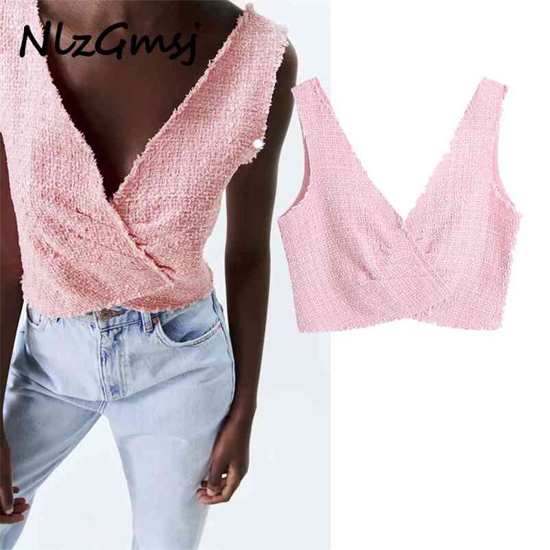 T shirt Women Pink V Neck Tank Tops Summer Sleeveless Elastic Slim Sexy Top Cropped 05 210628, As picture
T shirt Women Pink V Neck Tank Tops Summer Sleeveless Elastic Slim Sexy Top Cropped 05 210628, As picture