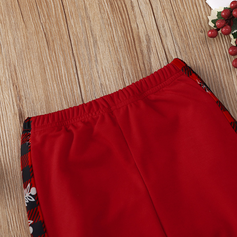 Xmas Newborn Girls Clothes Sets Spring Autumn Fashion Girl Outfits Red Checked Hooded Long Sleeved Snowflake Printed Bady Suit Kids Clothing