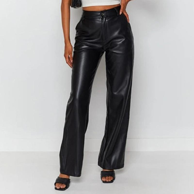 Yoga Outfit PU Leather Women's Pants High Waisted Wide Leg Anke-length For Women Autumn Winter Female Sports Trousers
Yoga Outfit PU Leather Women's Pants High Waisted Wide Leg Anke-length For Women Autumn Winter Female Sports Trousers