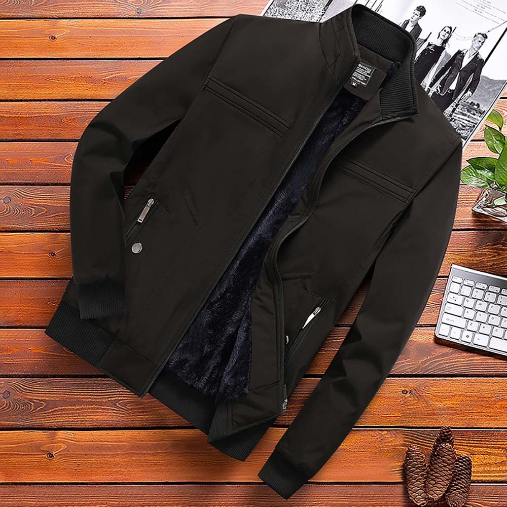 Spring Autumn est Men's Bomber Jackets Casual Male Outwear Windbreaker Stand Collar Jacket Mens Baseball Slim Coats 210518