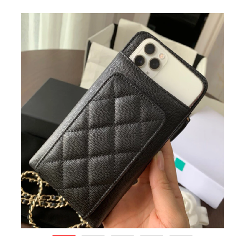 Luxury Handbag Mini Caviar Chain Strap Phone Bag Gold Logo Card Wallet Purse Women Crossbody Cellphone Pouch for iPhone case for samsung s21
Luxury Handbag Mini Caviar Chain Strap Phone Bag Gold Logo Card Wallet Purse Women Crossbody Cellphone Pouch for iPhone case for samsung s21