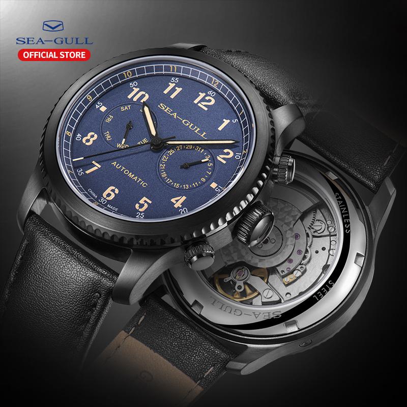 Wristwatches Seagull Watch Simple Fashion High Quality Watches Automatic For Men Mechanical 40mm Water-proof 819.13.6081, Slivery;brown
Wristwatches Seagull Watch Simple Fashion High Quality Watches Automatic For Men Mechanical 40mm Water-proof 819.13.6081, Slivery;brown