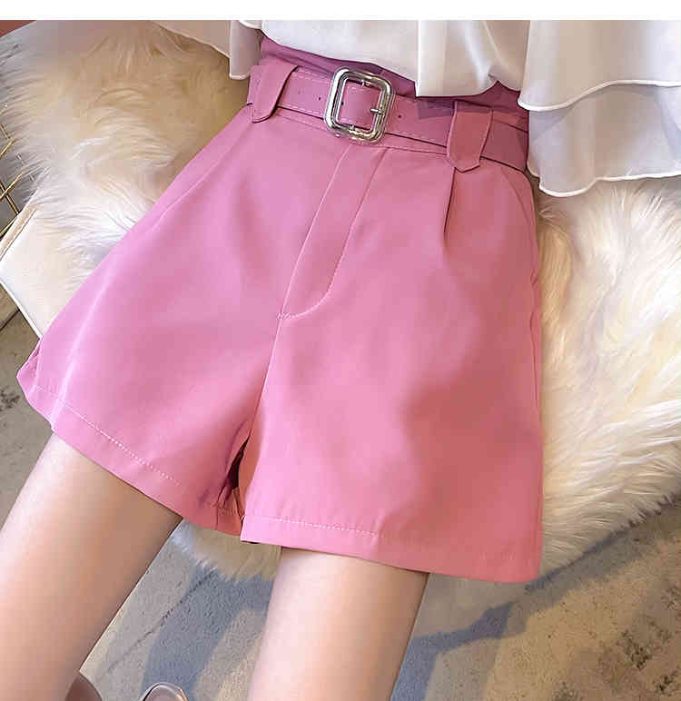 2 Piece Set Women Korean Chic Flower Print Off Shoulder Flare Sleeve Chiffon Shirts+High Waist Shorts Fashion Suits 210519