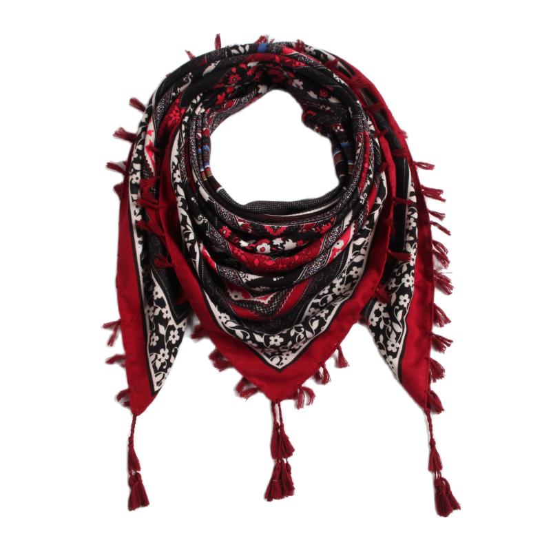 Scarves Square Scarf Fringe Women Vintage Trendy Big Long Warm Floral Shawl Folk Russian Style Print V9073
Scarves Square Scarf Fringe Women Vintage Trendy Big Long Warm Floral Shawl Folk Russian Style Print V9073