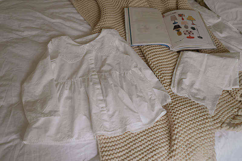 Kid Girls Lolita Embroidered Turndown Collar Pajama Sets.Vintage Toddler Kids Pyjamas set Sleep Loungewear.Childrens Clothing 211130